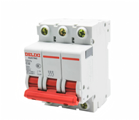 Disjoncteur Chengcheng DZ47S 380V 20A 100A 1 pôle 32A 63A 16A 6kA Cuivre BCD C/D