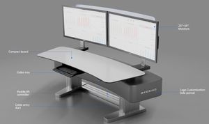Tùy Chỉnh Cao Cấp Cá Nhân Nâng Máy Tính Bàn Đ<span class=keywords><strong>a</strong></span> Phương Tiện Đồ Nội Thất Trung Tâm Dữ Liệu Tài Liệu Trung Tâm Điều Khiển Trung Tâm Điều Khiển Phòng Giao Diện Điều Khiển - Product Image 2