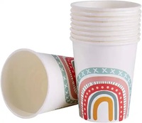 Gobelets en papier kraft jetables, écologiques, biodégradables, compostables, imperméables, à paroi simple, de qualité alimentaire, pour café chaud, 12 oz/16 oz, avec revêtement PE
