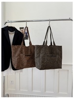 2025 tendance Vintage léopard Design sacs à provisions grande capacité femmes sac à main dame épaule femmes sac fourre-tout