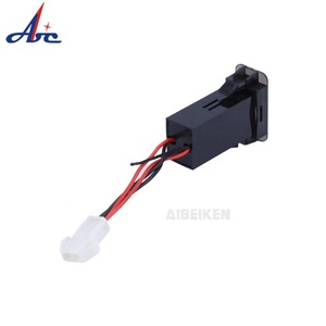 Kép 12V Dc Xe Buýt Xe Không Thấm Nước Biển Nhiệt Độ Hiển Thị Led Kỹ Thuật Số Vôn Kế Với AWG26 Dây - Product Image 6