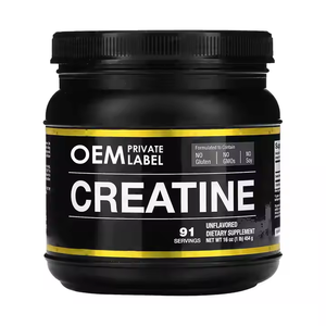Creatina Monohidrato en Polvo para Nutrición Deportiva, Marca Privada OEM, Suplemento Deportivo Post-Entrenamiento, 300g 500g - Product Image 1