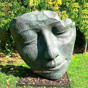 Grande statue abstraite en bronze à visage cassé par Igor <span class=keywords><strong>Mitoraj</strong></span> - Product Image 6