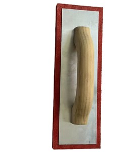 Truelle à béton carrée en caoutchouc rouge de qualité industrielle, best-seller, avec manche en <span class=keywords><strong>bois</strong></span> <span class=keywords><strong>ou</strong></span> en <span class=keywords><strong>plastique</strong></span>, lame de 12 pouces, poignée ergonomique - Product Image 2