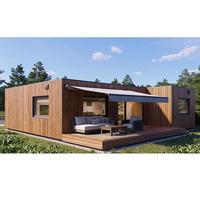 Maison modulaire Packhomes plats Maison portable 1 chambre à coucher 1 salle de bain Maison préfabriquée à un étage Bâtiment préfabriqué Casa modulaire