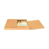 ZY Emballage Usine En Gros CD Reporter Magazines Album Coffrets Cadeaux E-cannelure Ondulé Livraison Boîte De Marque Pliage Cas