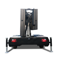 Usine de vente chaude écran de panneau d'affichage mobile extérieur levage hydraulique LED couleur remorque magasin de détail centre commercial numérique