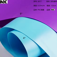 S017 Einfarbige PVC-Kunststoff folie 0,25mm aufblasbare PVC-Folie für Schreibwaren aufblasbarer Pool aufblasbarer Schwimm ring