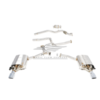 Penjualan langsung pabrik pipa knalpot Kit Muffler Valvetronic untuk Audi A4 A5 B9 2.0T bagian Tuning Model roda depan