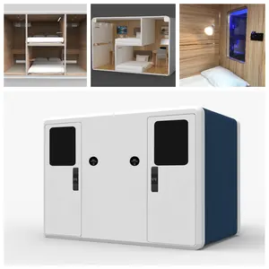 WIMI — Capsule permettant de gagner de l'espace en bois, également pour lit, dosettes de couchage d'hôtel, cabine de sieste, bureau, nouveauté