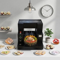 Imprimante à café portable innovante RC-3250F à jet d'encre comestible – Impression rapide et précise pour motifs et textes vibrants sur aliments