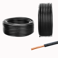 Cable de Alimentación THHN de Cobre para Cableado Doméstico Industrial de PVC Flexible de 1.5mm, 2.5mm, 4mm, 6mm, 100m, Venta Caliente de Fábrica, Personalizado