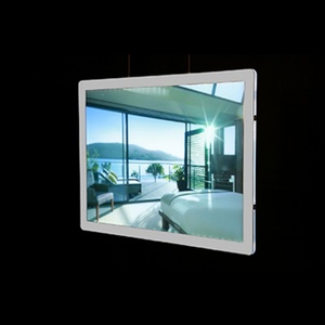 Boîte lumineuse suspendue pour vitrine d'agence immobilière - Product Image 3