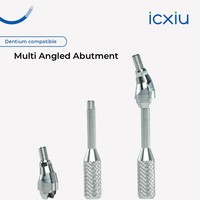 Dentium OEM Accessoires d'implant dentaire multi-unités sur mesure, abutment angulaire avec vis, foret et accessoires
