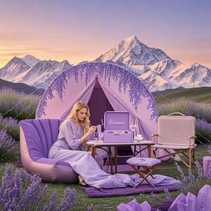 Colchón Inflable Portátil y Resistente PAMIR con Bomba de Inflado Externa, Fácil de Transportar, Color Personalizable, Máxima Comodidad para Acampar, Niños - Product Image 4