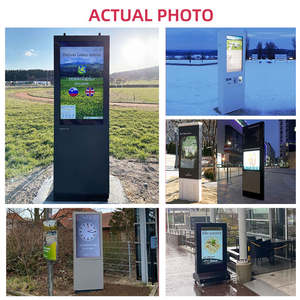 Pantalla Publicitaria Vertical para Exteriores de Alto Brillo, con Soporte de Pie, Impermeable, Pantalla Digital Comercial - Product Image 4