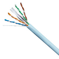 Precio de fábrica personalizado Cat6 Internet Box 8 Core 4 pares de cable Lan interior UTP/FTP/SFTP 305m de longitud 1m por metro