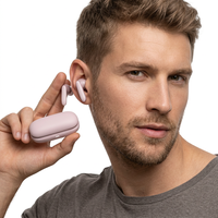 Écouteurs intra-auriculaires TWS Brightblue ANC à réduction de bruit active, ultra-fins, à faible latence, étanches IPX5, avec commande tactile