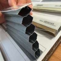 [Uniquement Tissu] Tissu pour Stores Plissés Alvéolés Cellulaires pour Fenêtres, Matériaux d'insonorisation et de Personnalisation ODM/OEM pour Portes