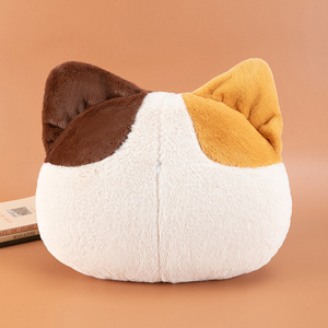 Coussin <span class=keywords><strong>de</strong></span> dossier en peluche <span class=keywords><strong>chat</strong></span> mignon incontournable, rembourré en coton PP, plusieurs tailles, pour bureau, voiture, maison, soutien lombaire confortable pour adultes - Product Image 3
