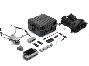 Drone Matrice 4D avec RC <span class=keywords><strong>Plus</strong></span> <span class=keywords><strong>2</strong></span> Enterprise, objectifs thermiques grand angle et téléobjectifs, télémètre laser, hélices anti-givre à faible bruit - Product Image 1