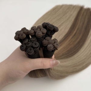 ต่อผมแบบคลิป Genius Weft ผมแท้ Genius Wefts สีน้ำตาลและแบบเย็บมือ ต่อผมแบบคลิปมองไม่เห็นสำหรับผู้หญิง ปี 2025 - Product Image 6