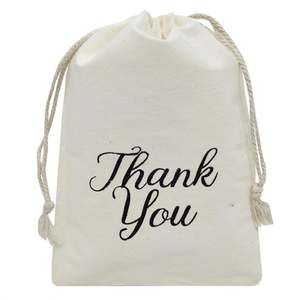 Bolsas de Regalo de Lona de Algodón con Cordón, Reutilizables, a Prueba de Polvo, con Logotipo Personalizado, para Regalos de Navidad - Product Image 4