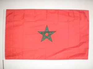 Barato África País 3*5 pies Marruecos Bandera Poliéster Impresión digital Colgar Bandera al aire libre con dos hebillas de metal. - Product Image 4