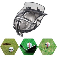 Outil d'alignement de balle de golf en plastique, marqueur de balle de golf facile à insérer dans le gobelet pour le marquage et le dessin de lignes