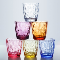 Bonne vente gobelet PC résistant à la chaleur en plastique durable jus de bière verre à eau empilable pour restaurant Hotpot commercial