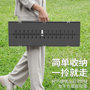 เตาบาร์บีคิวพับได้แบบพกพา Butterfly Roasted Fragrance Outdoor Charcoal Grill 6 กก. สำหรับ 5 คนขึ้นไป รุ่นสีดำ - Product Image 5