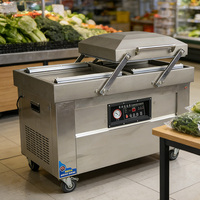 Scelleuse sous vide pour e-commerce 600PD, scellage alimentaire commercial, emballage en vrac en usine, haute efficacité pour la conservation des aliments