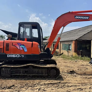 Doosan เครื่องขุด DH60-7ขนาดเล็ก6ตันเครื่องจักรวิศวกรรมมือสอง EPA อนุมัติสต็อกปั๊มเกียร์หลักแบริ่ง PLC - Product Image 1