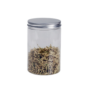 Transparent Plastic Jar With Metal Lid 85x130mm For Food Storage Sealing Container General Packaging Cylinder Shape - Product Image 3