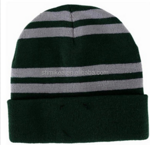 Gorro estirado <span class=keywords><strong>de</strong></span> punto a rayas estilo <span class=keywords><strong>Harry</strong></span> College etiqueta privada con etiqueta personalizada - Product Image 2