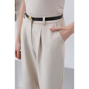 Pantalon plissé pour femme - 18227PNT - BEIGE - Product Image 2