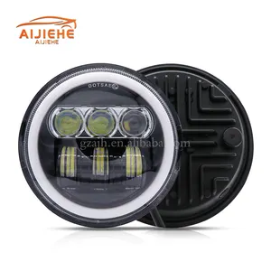 7นิ้ว Led Drl ไฟขับรถ4WD ไฟขับรถที่กำหนดเอง3030ไฟหน้าซังไฟหน้ารถ