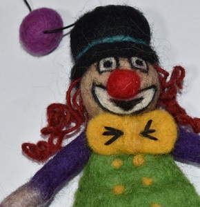 Nouveau design Tigre Cirque Porte Cintre Laine feutrée Laine pour la décoration de chambre Cadeaux promotionnels et d'affaires - Product Image 2