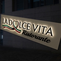 Enseigne lumineuse LED personnalisée à lettres frontales, logo 3D en acrylique, signalétique extérieure pour devanture de magasin, panneau lumineux pour entreprise