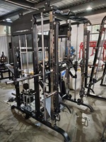 Entraîneur croisé de câble de poulie réglable de gymnastique commerciale Smith Machine équipement de gymnastique à domicile multifonctionnel support de Squat de puissance