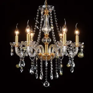 Lustre Moderne en Cristal K9, Simple, pour Maison, Salon, Chambre à Coucher, Décoration d'Hôtel, Éclairage Commercial, Suspension en Cristal - Product Image 2