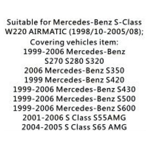 Nouvel amortisseur pneumatique OUER, suspension pneumatique, montant avant gauche/droit pour Classe S 1998-2005 W220 AIRMATIC - Product Image 4