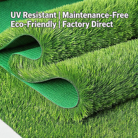 Tapis de gazon artificiel miniature haute densité résistant aux UV, gazon synthétique pour la décoration de jardin et aménagement paysager, fausse pelouse