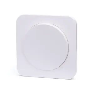 Interruttore a 1 via e 1 chiave, colore bianco, per il controllo dell'illuminazione in ambienti domestici e commerciali. - Product Image 1