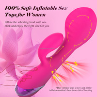 Nouveau design de vibrateur en silicone pour point G, 10 vibrations, vibrateur gonflable, jouets pour adultes, jouets sexuels gonflables pour femmes