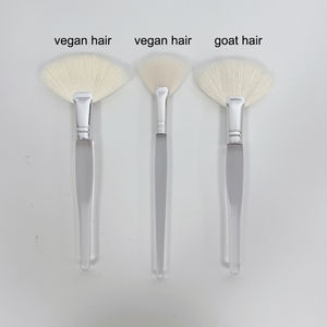 <span class=keywords><strong>Beauty</strong></span> <span class=keywords><strong>Planet</strong></span>-Brosse éventail de beauté personnalisée pour applicateur facial, en laine artificielle, en nylon - Product Image 4
