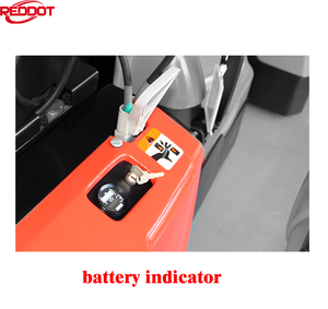 REDDOT Pequeño 1.4ton 1,8 Ton Eléctrico Walkie Pallet Stacker Carretilla elevadora con pierna ancha - Product Image 6