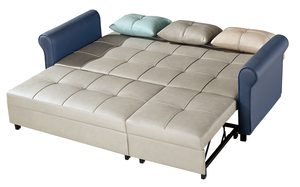 Sofá <span class=keywords><strong>cama</strong></span> plegable moderno y cómodo de terciopelo, sillón convertible de <span class=keywords><strong>dos</strong></span> <span class=keywords><strong>plazas</strong></span> para dormitorio y sala de estar para villas, venta al por mayor - Product Image 2