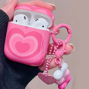 Adecuado para AirPods Pro INS 1/2/3 generaciones universal Apple linda chica corazón colgante auricular funda protectora - Product Image 2