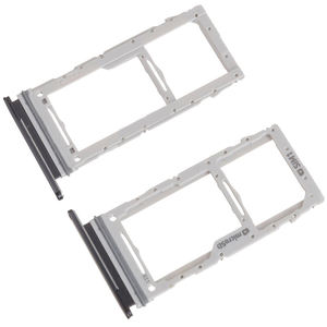 Bandeja para tarjetas Sim y Micro SD para Samsung Galaxy A90 5G Negro - Product Image 1